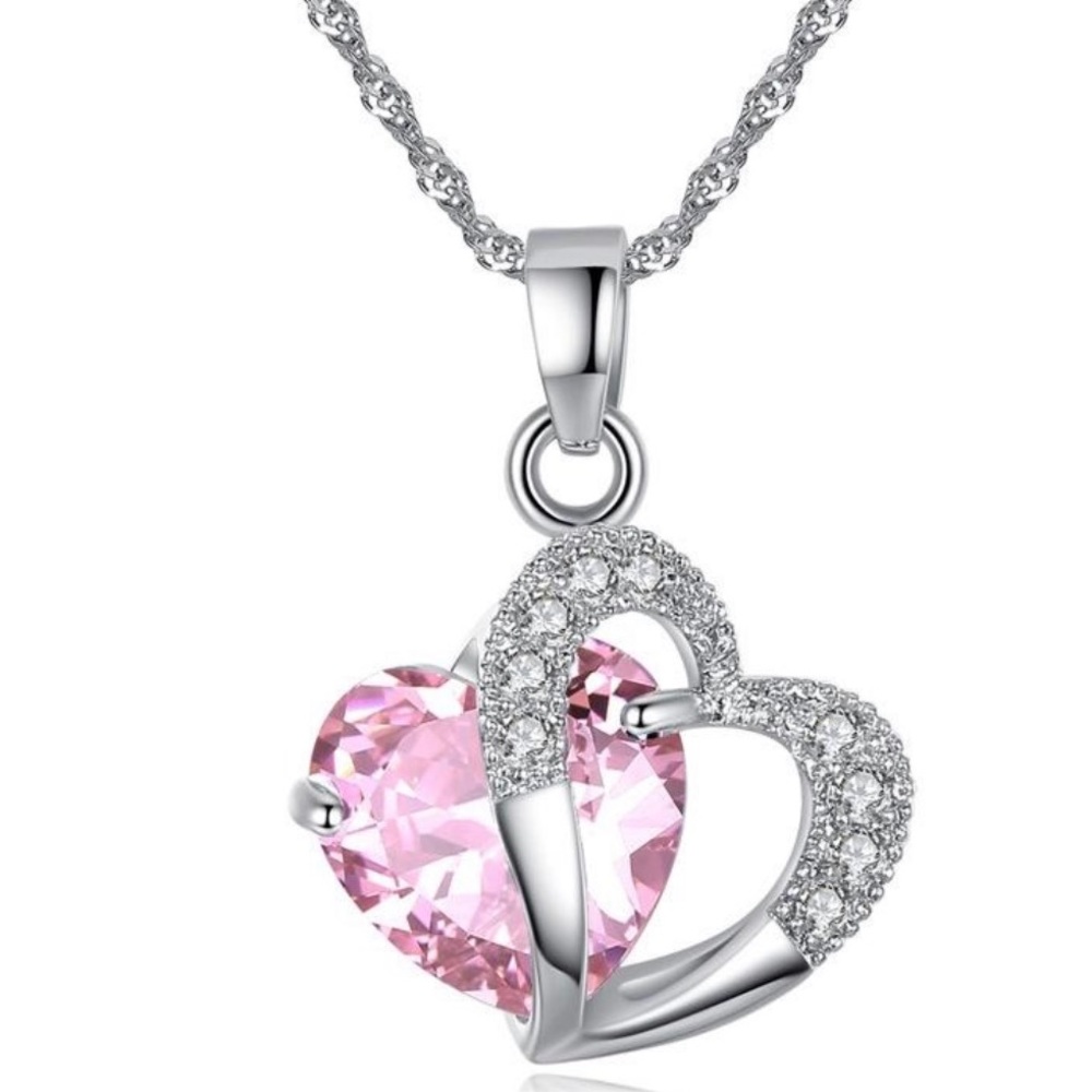 925 Sterling Silver Exquisite Heart Pendent❤️